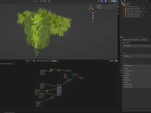 Collection Plant Vol 402 - Blender Model 3D Model