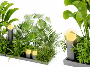 Collection Plant Vol 406 - Blender Model 3D Model