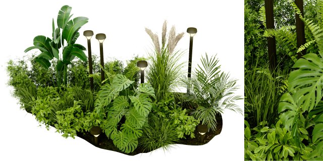 Collection Plant Vol 409 - Blender Model Modelo 3D .c4d .max .obj .3ds .fbx .stl .blend 
