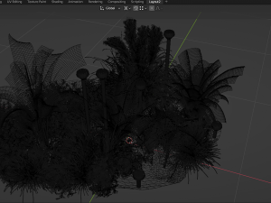 Collection Plant Vol 409 - Blender Model Modelo 3D