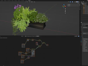 Collection Plant Vol 416 - Blender Model 3D Model