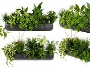 Collection Plant Vol 417 - Blender Model 3D Model