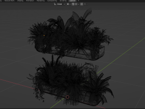 Collection Plant Vol 417 - Blender Model Modelo 3D