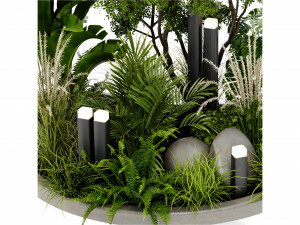 Collection Plant Vol 418 - Blender Model 3D Model