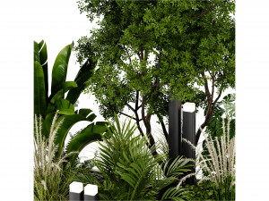 Collection Plant Vol 418 - Blender Model 3D Model