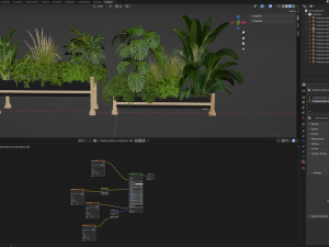 Collection Plant Vol 420 - Blender Model Modelo 3D