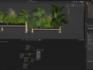 Collection Plant Vol 420 - Blender Model 3D Model