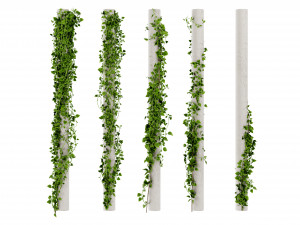 Collection Plant Vol 421 - Blender Model 3D Model