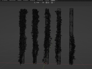 Collection Plant Vol 421 - Blender Model 3D Model