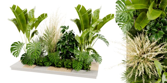Collection Plant Vol 428 - Blender Model 3D 모델 .c4d .max .obj .3ds .fbx .stl .blend 