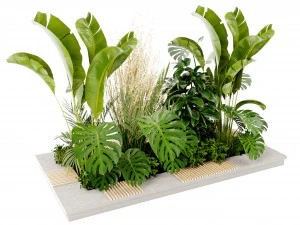 Collection Plant Vol 428 - Blender Model 3D Model