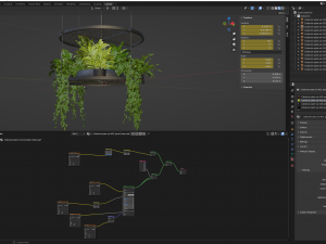 Collection Plant Vol 432 - Blender Model 3D Model