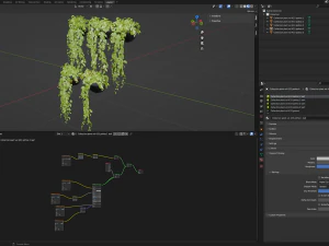 Collection Plant Vol 433 - Blender Model 3D Model