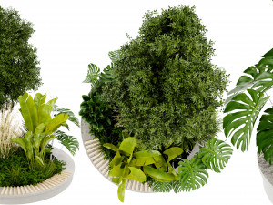 Collection Plant Vol 434 - Blender Model 3D Model