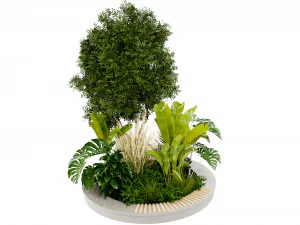 Collection Plant Vol 434 - Blender Model 3D Model