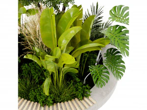 Collection Plant Vol 434 - Blender Model 3D Model