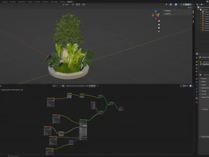 Collection Plant Vol 434 - Blender Model 3D Model