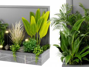 Collection Plant Vol 438 - Blender Model 3D मॉडल
