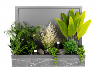 Collection Plant Vol 438 - Blender Model 3D मॉडल