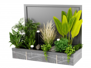 Collection Plant Vol 438 - Blender Model 3D मॉडल