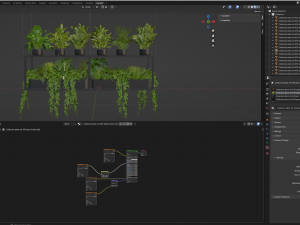 Collection Plant Vol 439 - Blender Model 3D Model