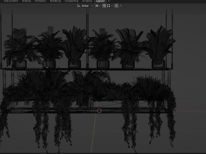 Collection Plant Vol 439 - Blender Model 3D Model