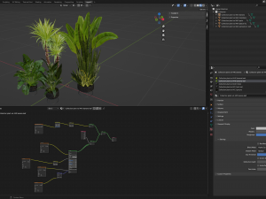 Collection Plant Vol 440 - Blender Model 3Dモデル