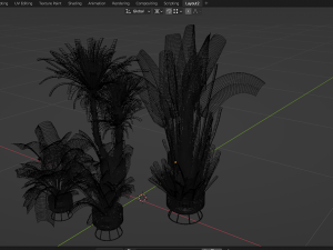 Collection Plant Vol 440 - Blender Model 3Dモデル