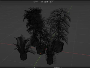 Collection Plant Vol 441 - Blender Model 3D Model