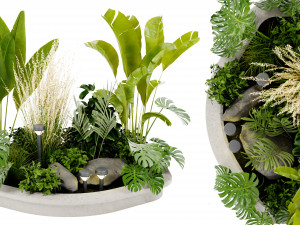 Collection Plant Vol 442 - Blender Model 3D Model