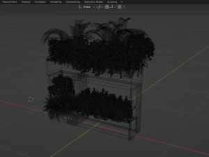 Collection Plant Vol 241 - Blender Model 3D Model