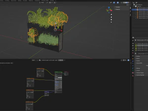 Collection Plant Vol 241 - Blender Model 3D Model