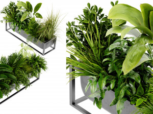 Collection Plant Vol 444 - Blender Model 3D Модель