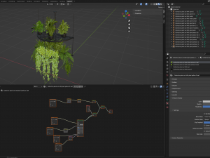 Collection Plant Vol 446 - Blender Model 3D-Modell