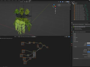 Collection Plant Vol 446 - Blender Model 3D Model