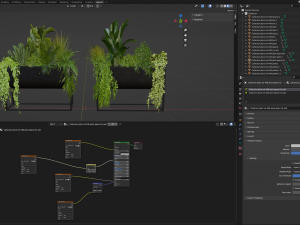 Collection Plant Vol 448 - Blender Model Model 3D