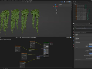 Collection Plant Vol 454 - Blender Model 3D Model