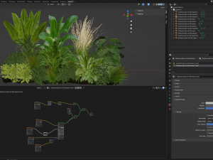 Collection Plant Vol 456 - Blender Model Modelo 3D