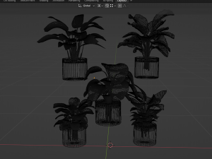 Collection Plant Vol 458 - Blender Model 3D Модель