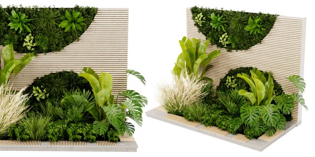 Collection Plant Vol 462 - Blender Model 3D Модель .c4d .max .obj .3ds .fbx .stl .blend 