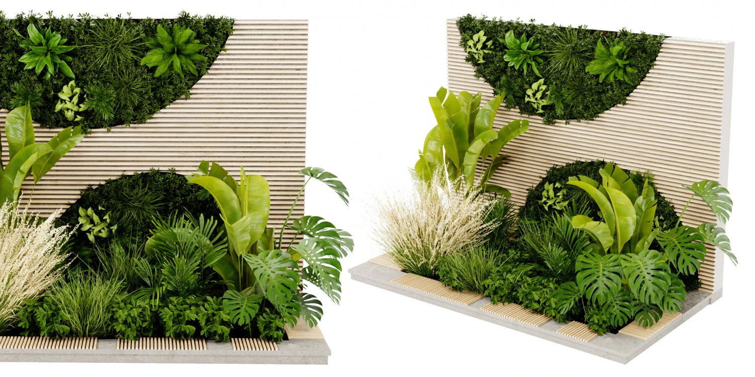 Collection Plant Vol 462 - Blender Model 3D Model .c4d .max .obj .3ds .fbx .stl .blend 
