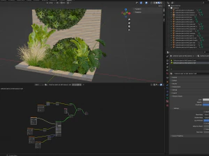 Collection Plant Vol 462 - Blender Model 3D Model