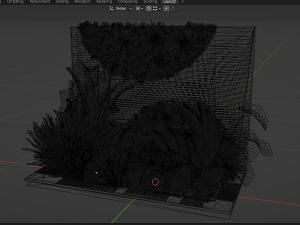 Collection Plant Vol 462 - Blender Model 3D Модель