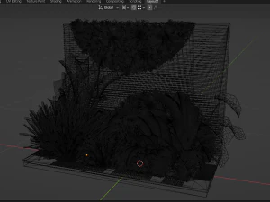 Collection Plant Vol 462 - Blender Model 3D Model