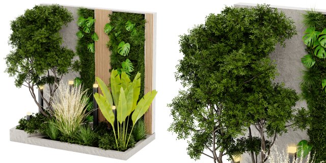 Collection Plant Vol 463 - Blender Model 3D Model .c4d .max .obj .3ds .fbx .stl .blend 