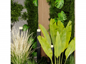 Collection Plant Vol 463 - Blender Model 3D Model