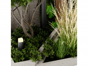 Collection Plant Vol 463 - Blender Model 3D Model