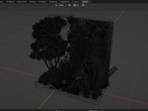 Collection Plant Vol 463 - Blender Model 3D Model