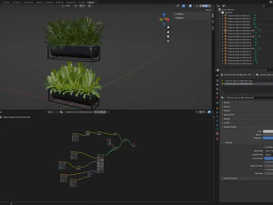 Collection Plant Vol 466 - Blender Model 3D Model