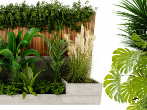 Collection Plant Vol 467 - Blender Model 3D Model